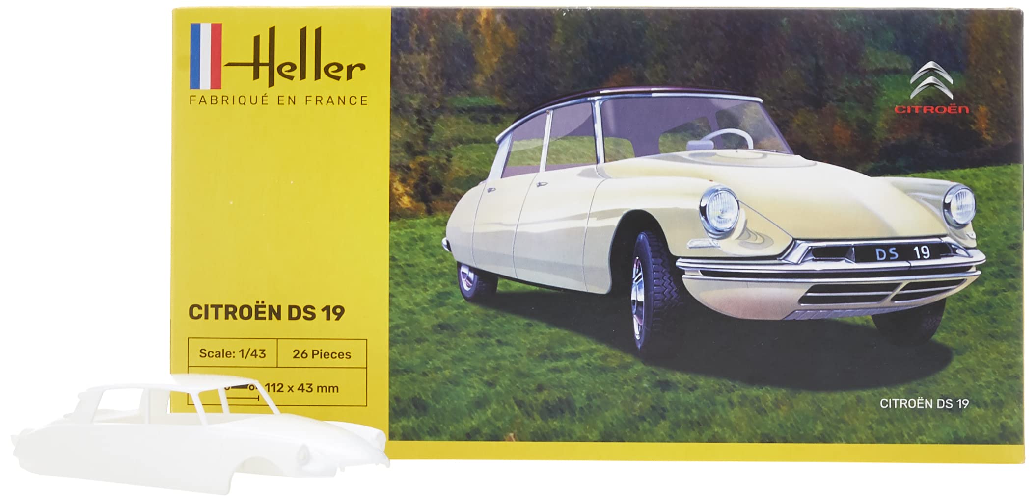 Heller - 80162 - Construction Et Maquettes - Citroen Ds 19